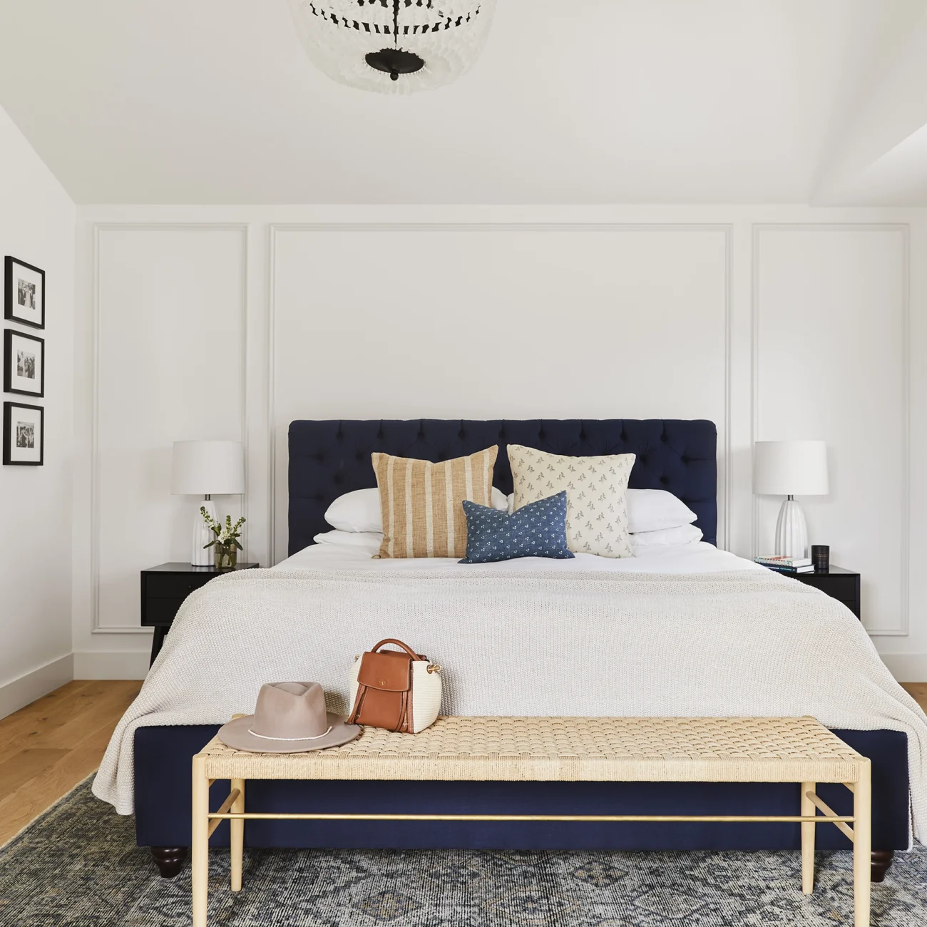 Christine Vroom Interiors | Gentry | Bright white bedroom