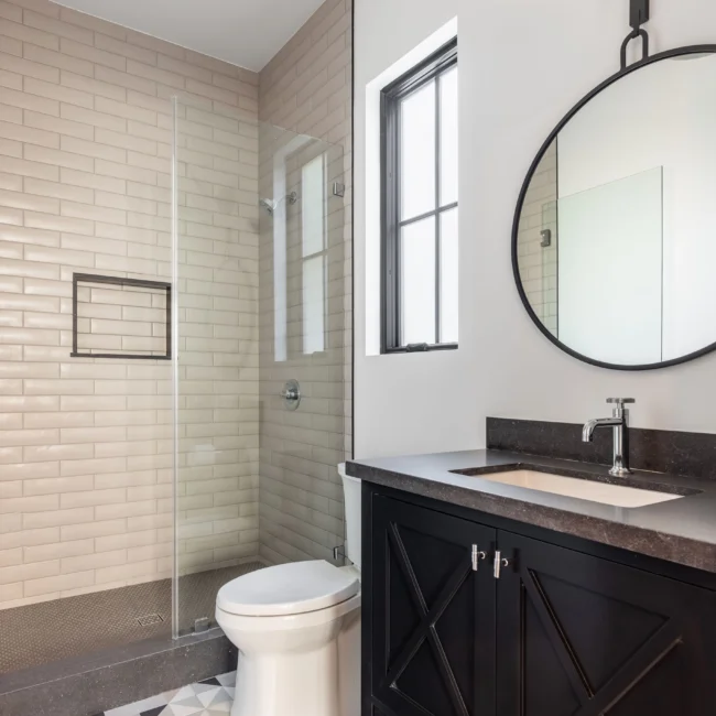 Christine Vroom Interiors | 36th | Bright, white, costal bathroom