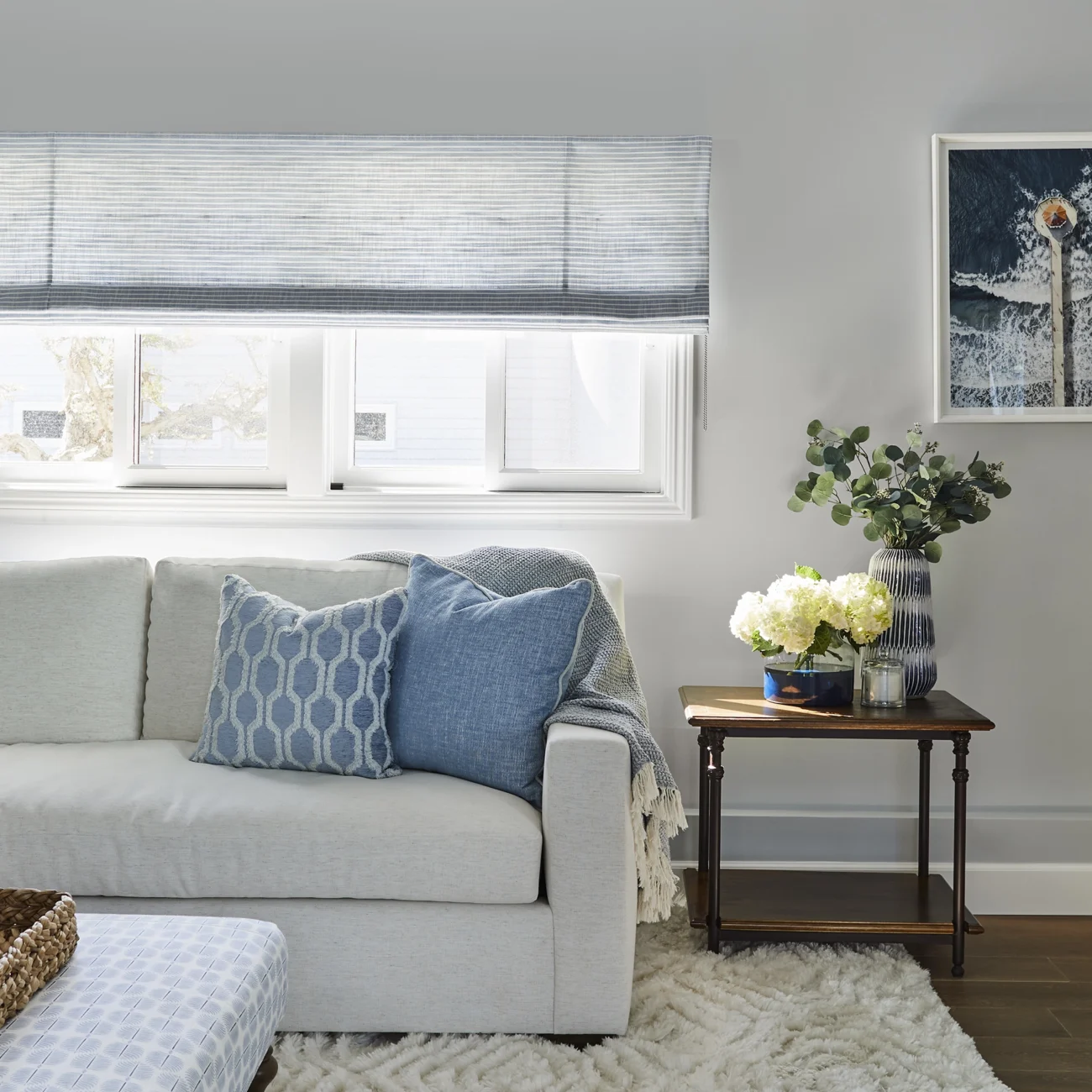 Christine Vroom Interiors | Flournoy | Costal Bright Living Room